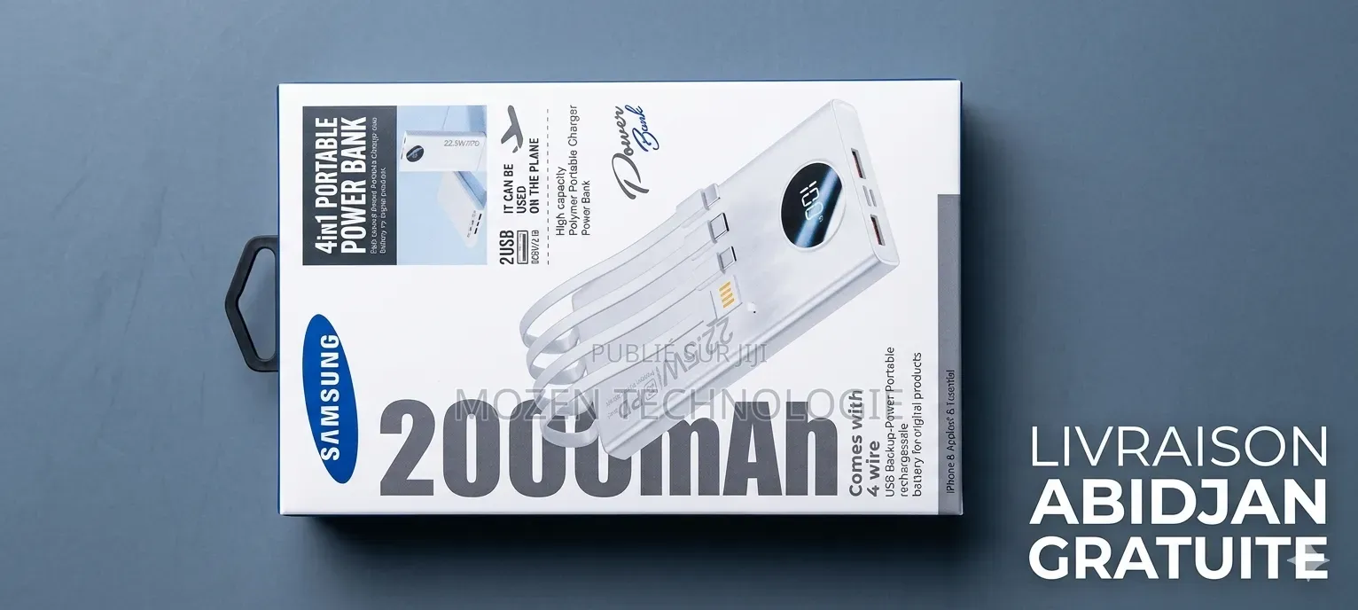 Power Bank Samsung 20000mah – Charge Ultra Rapide