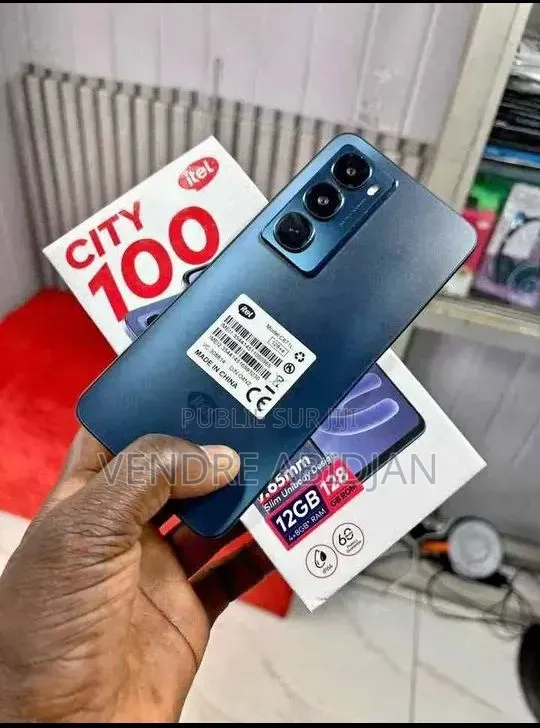 Nouveau Itel City 100 128 GB Noir