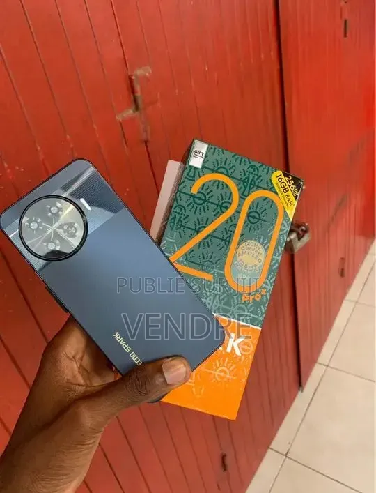 Nouveau Tecno Spark 20 Pro 256 GB Noir