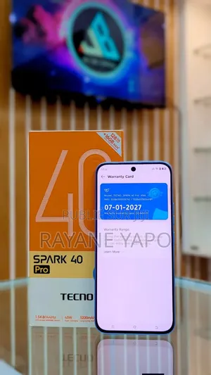 Nouveau Tecno Spark 40 Pro 256 GB Bleu