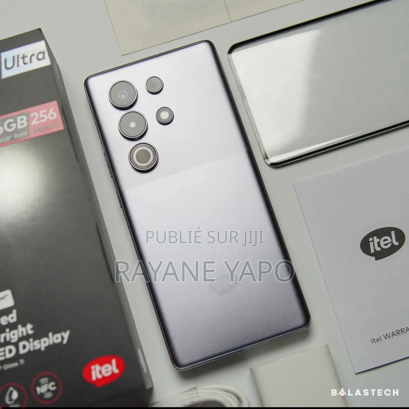 Nouveau Itel S25 Ultra 256 GB Noir