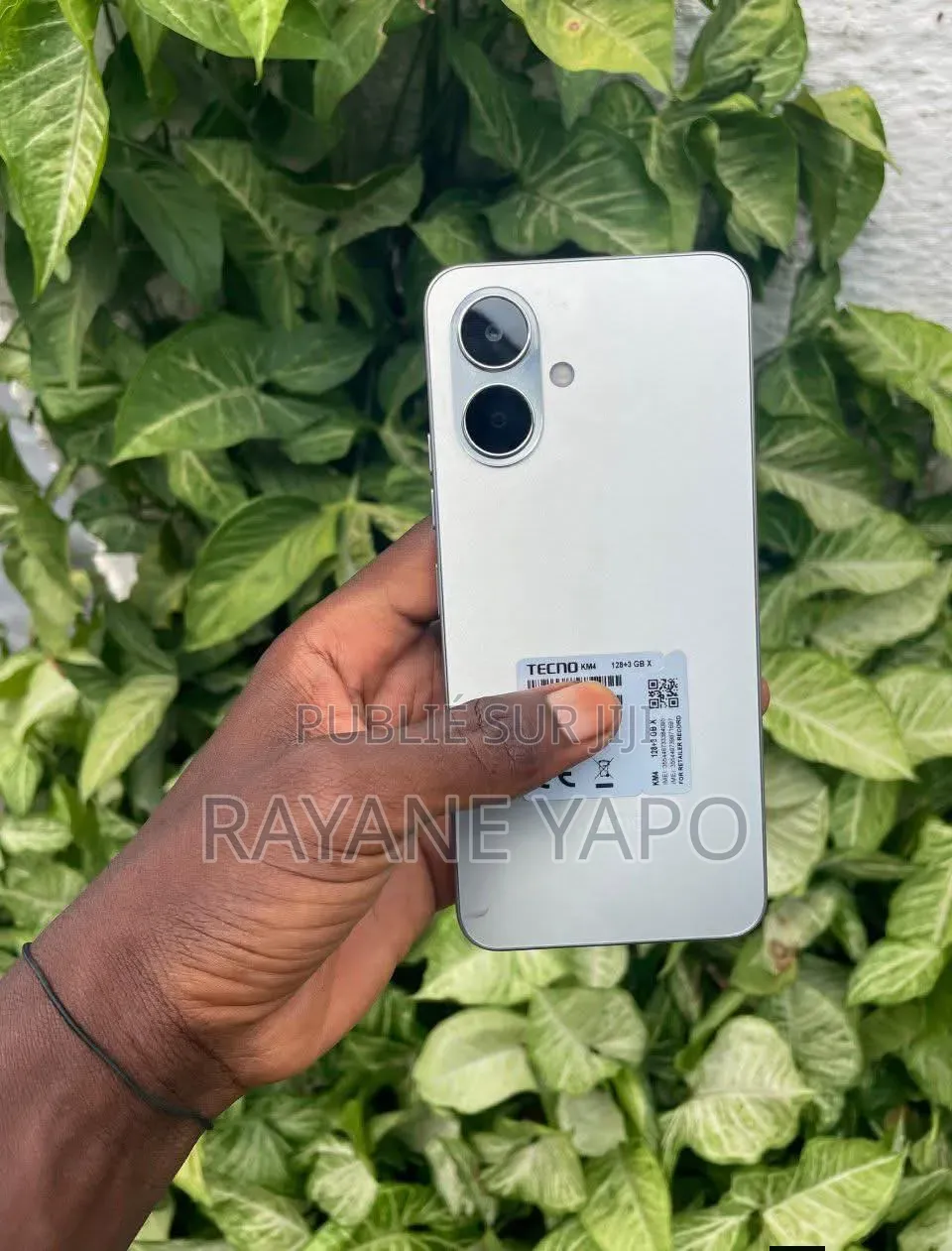 Nouveau Tecno Pop 10 128 GB Blanc