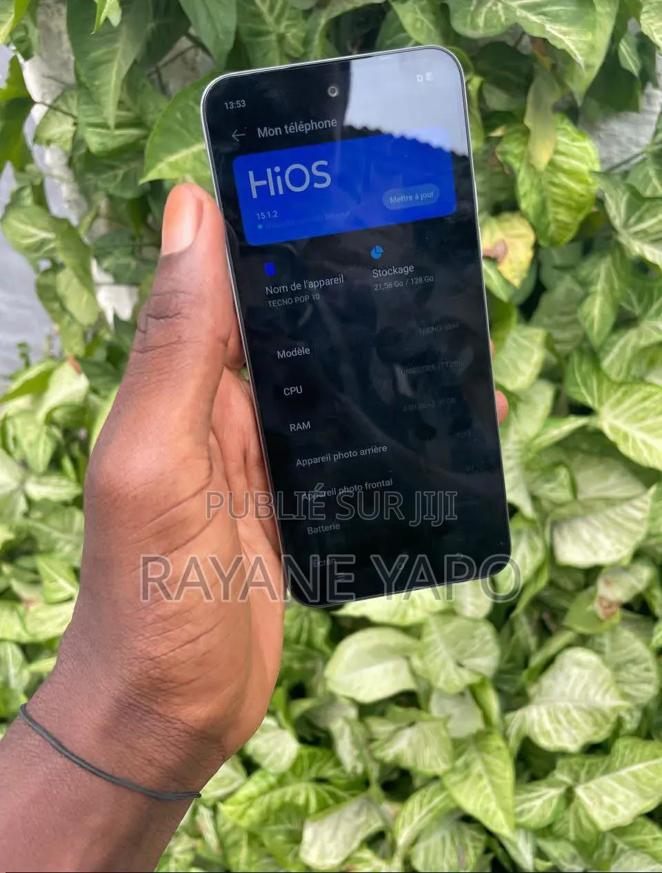 Nouveau Tecno Pop 10 128 GB Blanc