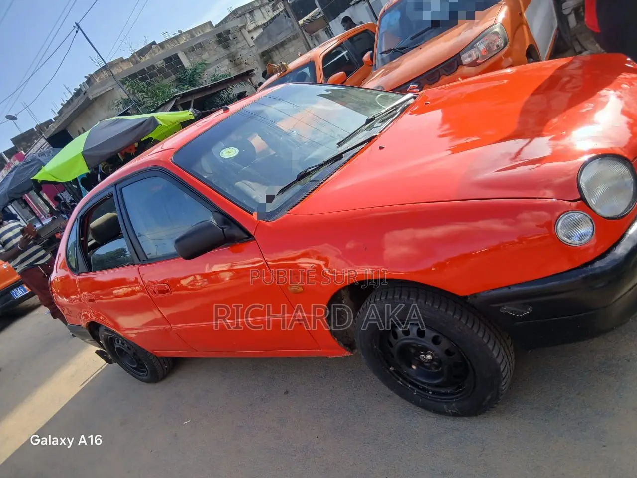 Toyota Corolla 2002 Orange