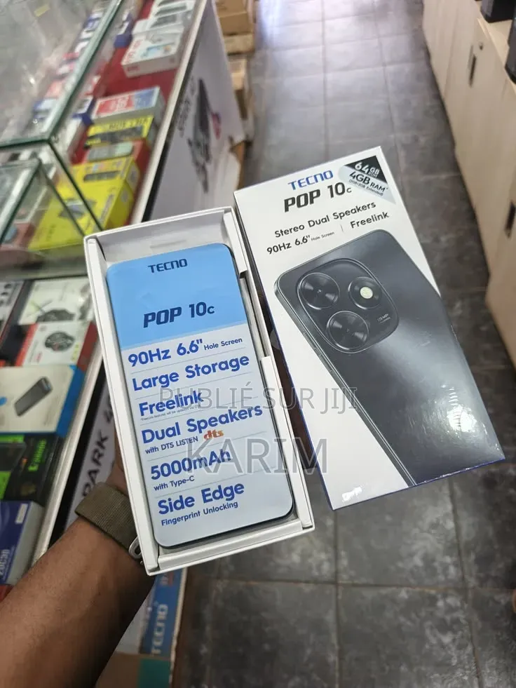 Nouveau Tecno Pop 10 128 GB Bleu