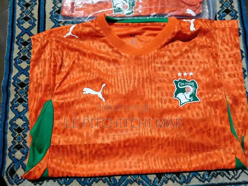 Je Vends Des Maillots De La Côte d'Ivoire Pour La Coupe Du Monde