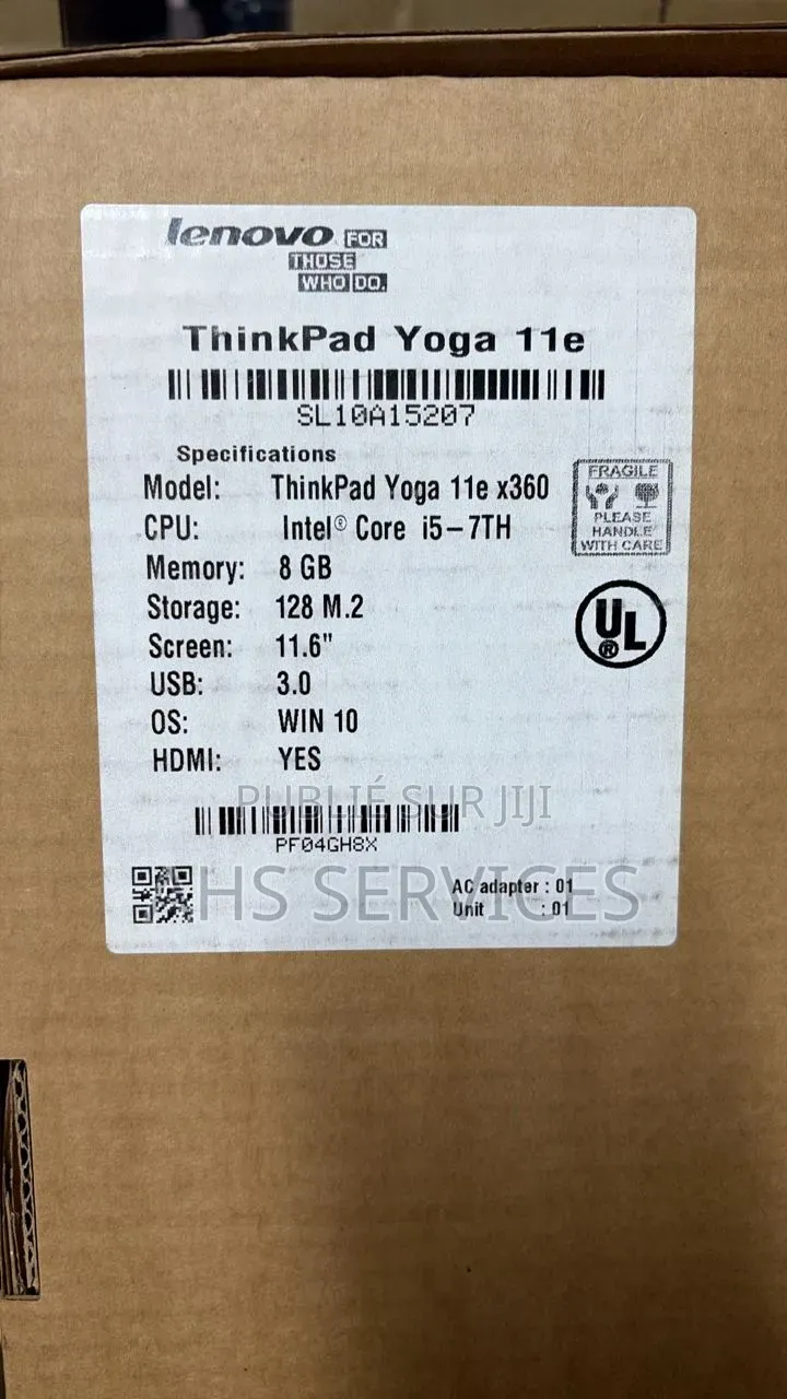 Nouveau Ordinateur portable Lenovo Yoga 11e 8GB Intel Core i5 SSD 128GB