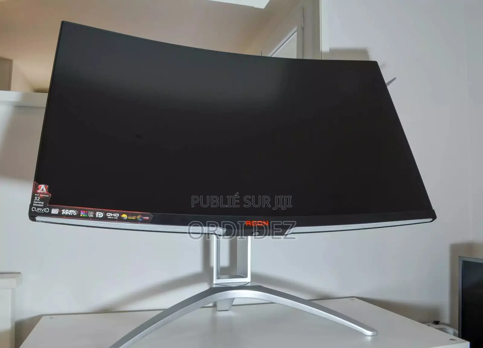 Ecran Incurvé Gaming 27 Pouces Aoc Agon144hz