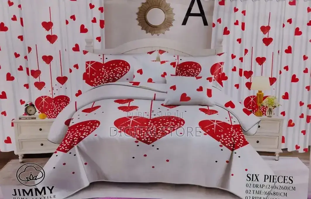 Drap, Rideau Et Oreiller
