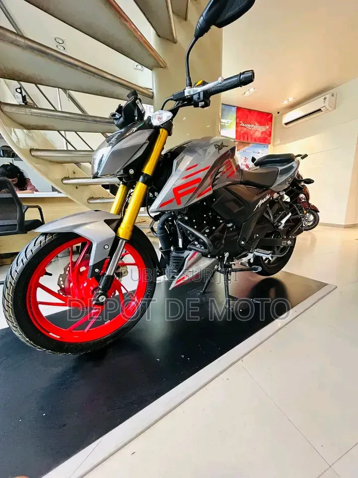 Nouveau TVS Apache 160 4V 2025 Gris