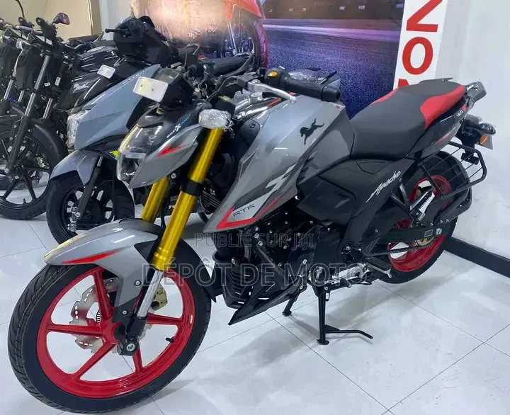 Nouveau TVS Apache 160 4V 2025 Gris