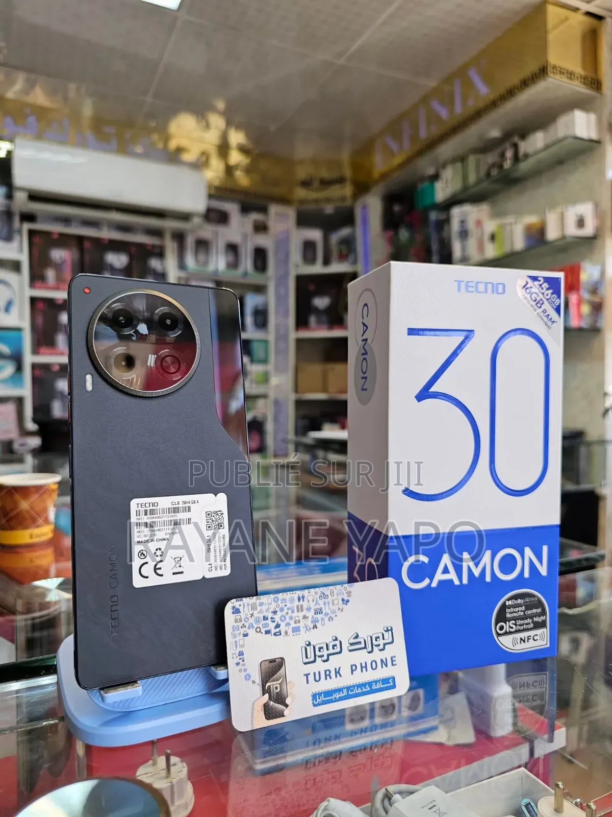 Nouveau Tecno Camon 30 256 GB Noir