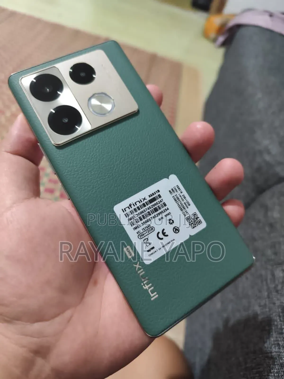 Nouveau Infinix Note 40 Pro+ 256 GB Vert