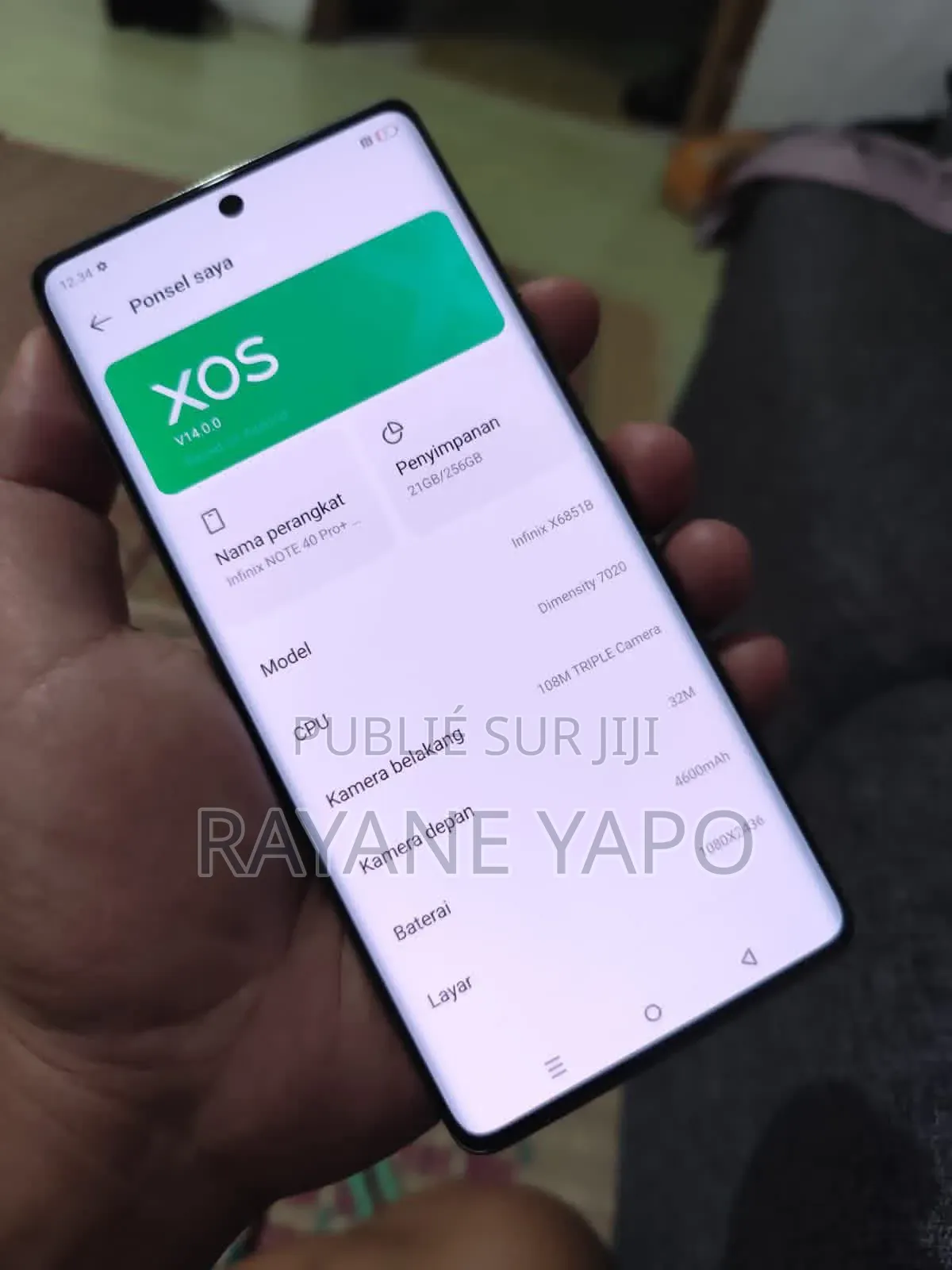 Nouveau Infinix Note 40 Pro+ 256 GB Vert