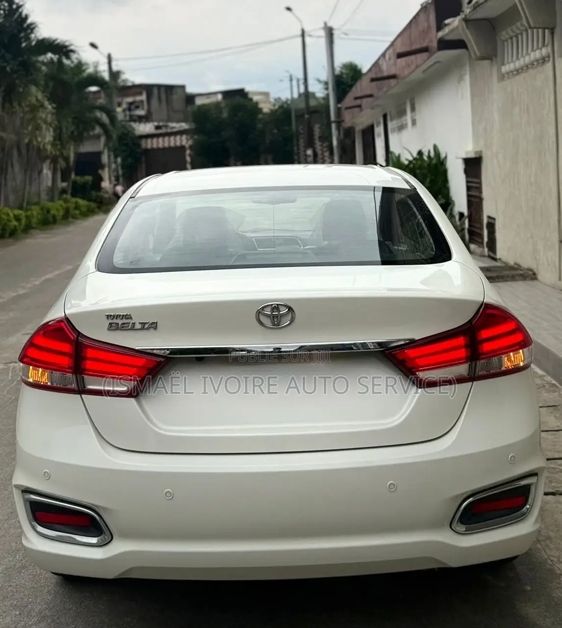 Nouveau Toyota Belta 2025 Blanc