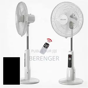 Solilum Ventilateur Rechargeable 16 Pouces Sur Pied - Sans Panneau