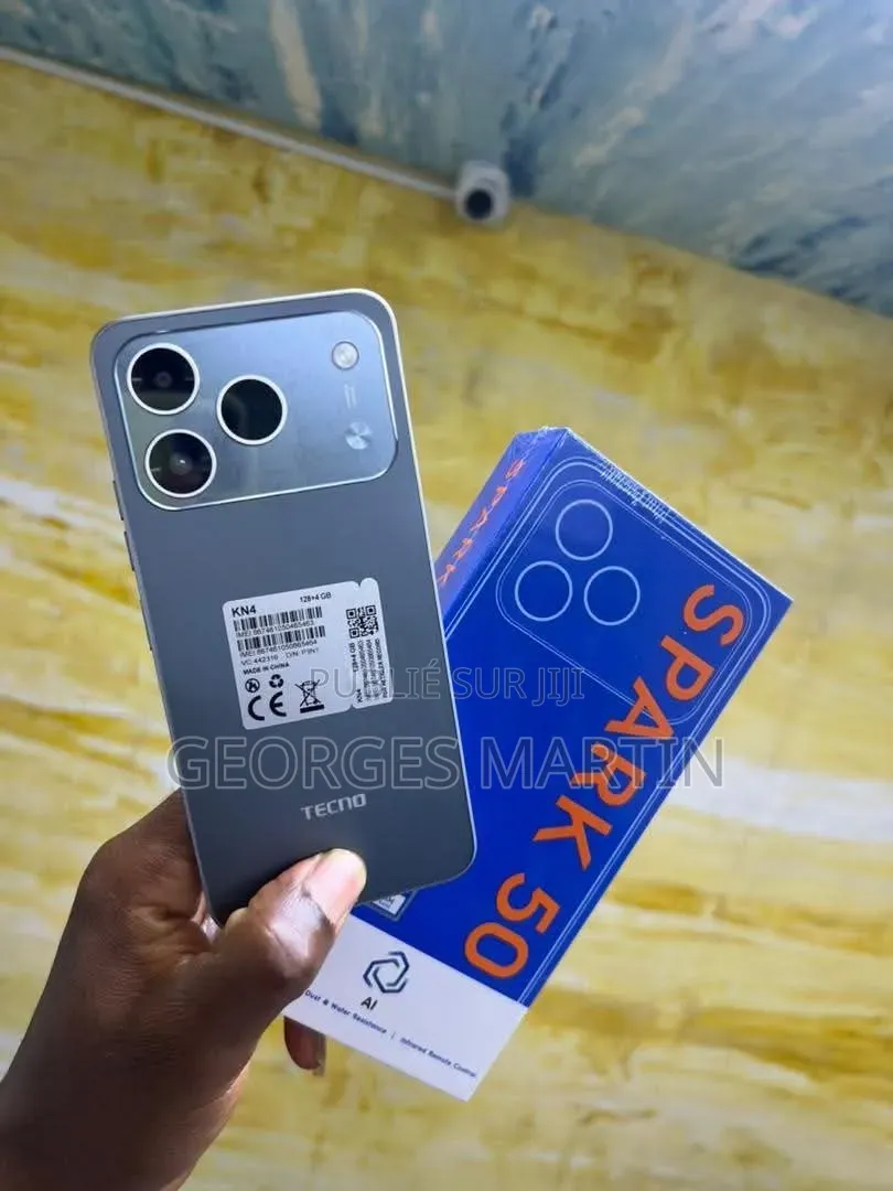 Nouveau Tecno Spark 50 128 GB Noir