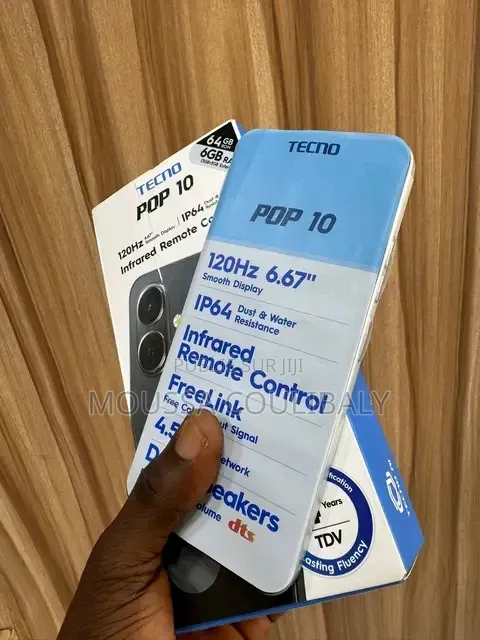 Nouveau Tecno Pop 10 64 GB Blanc
