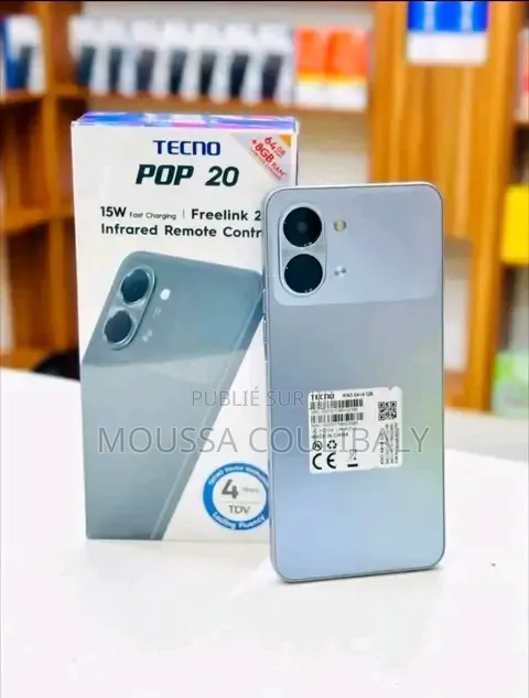 Nouveau Tecno Pop 20 128 GB Blanc