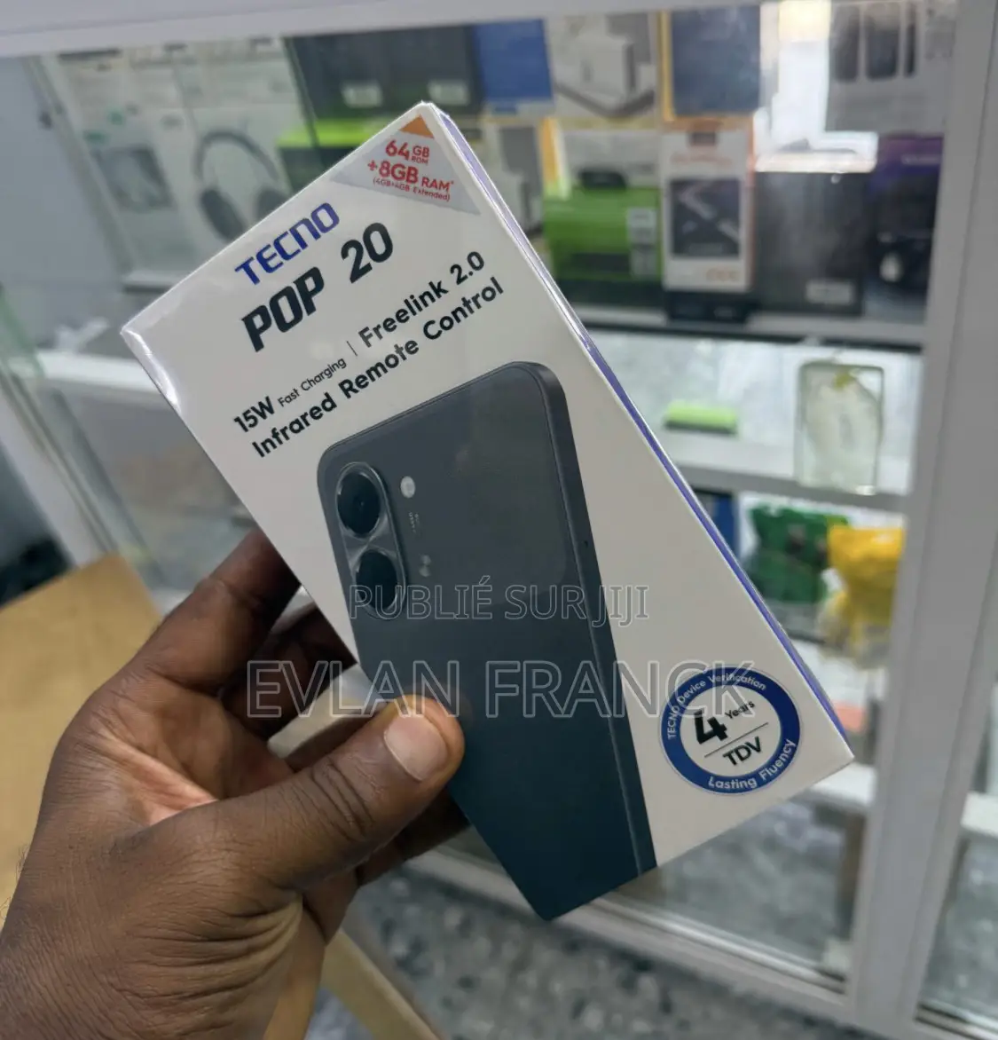 Nouveau Tecno Pop 20 64 GB Noir