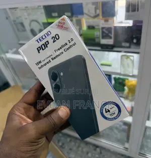 Nouveau Tecno Pop 20 64 GB Noir