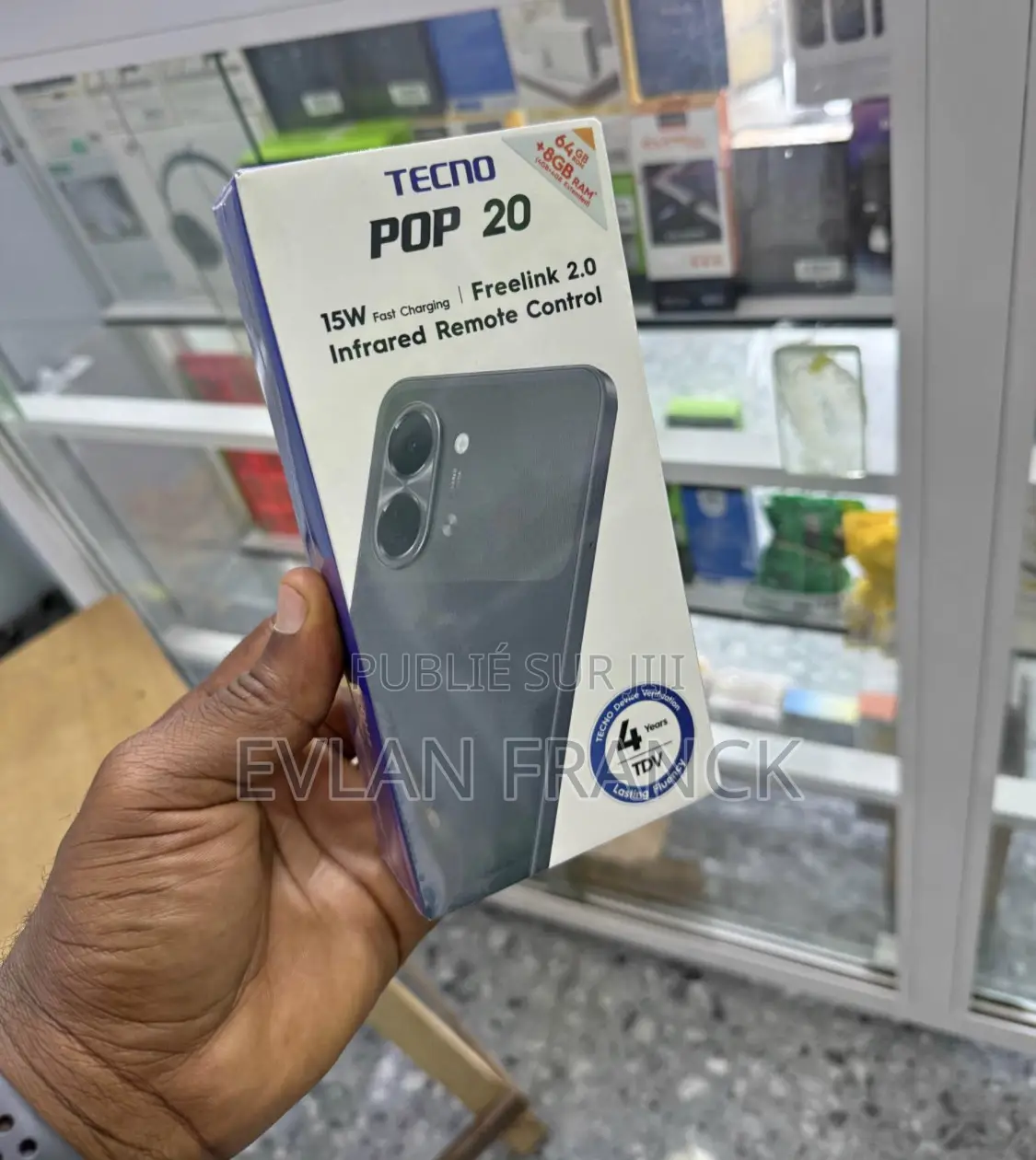Nouveau Tecno Pop 20 64 GB Noir