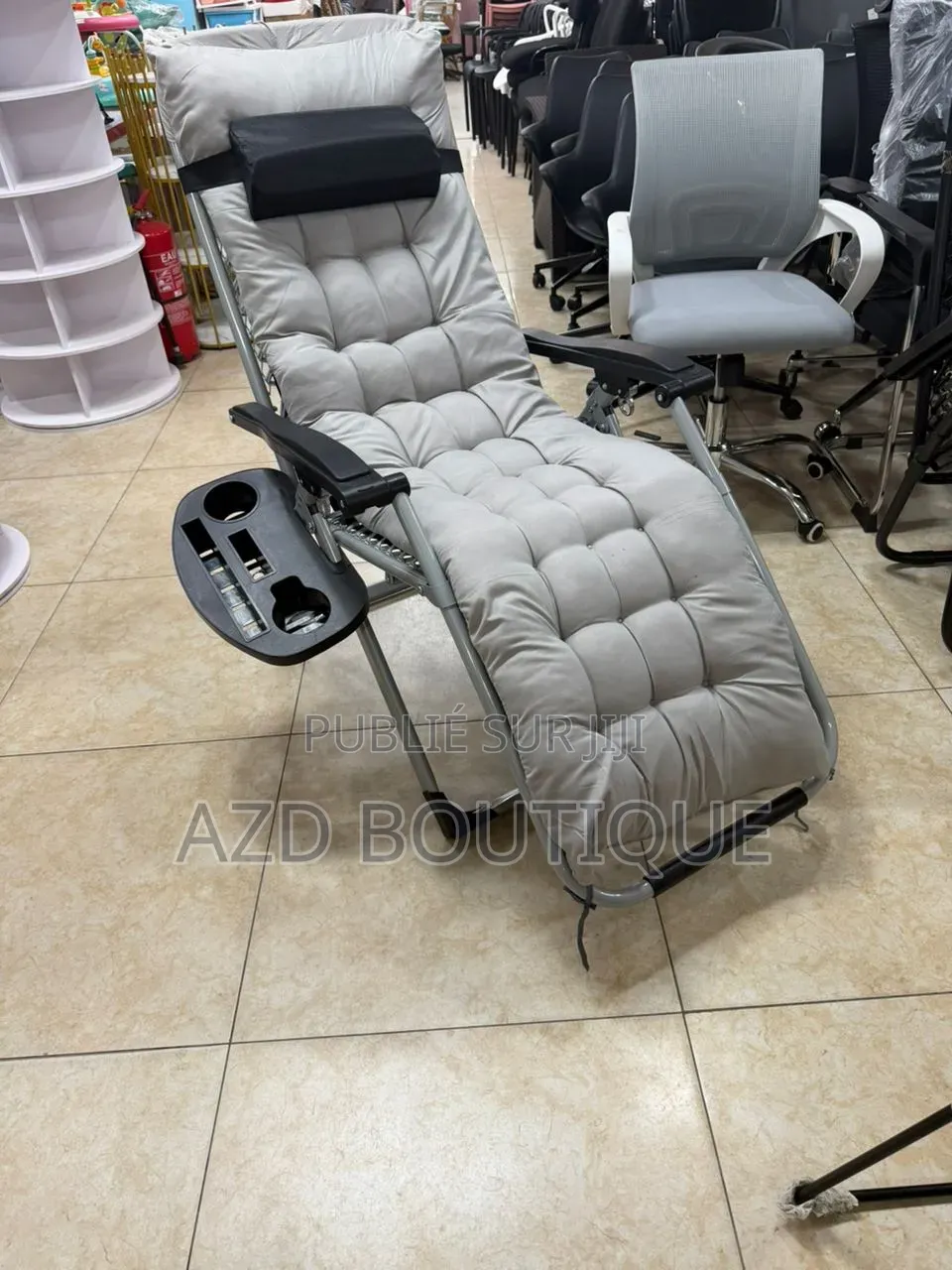 Chaise Relax Pliante Convertible en Lit