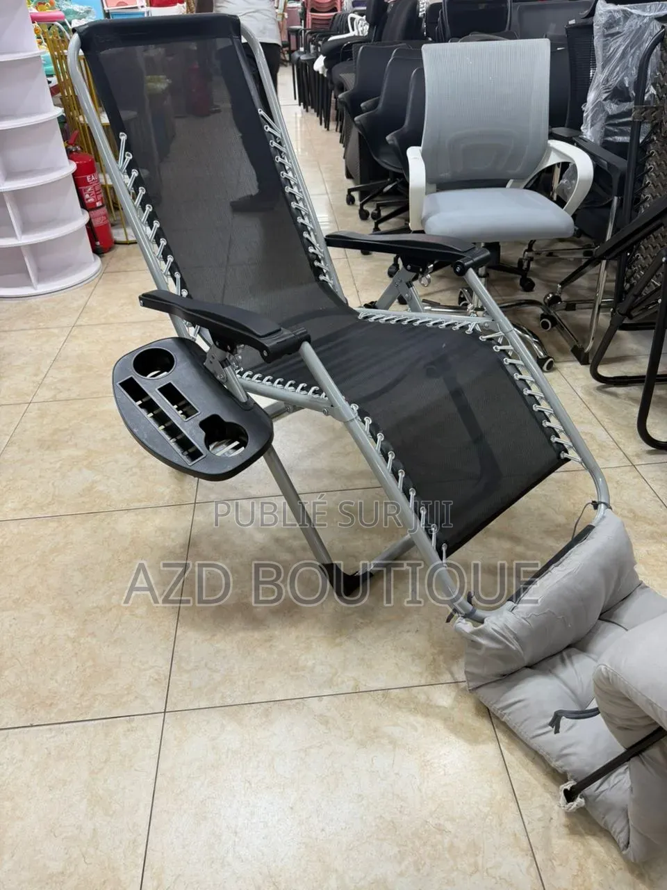 Chaise Relax Pliante Convertible en Lit