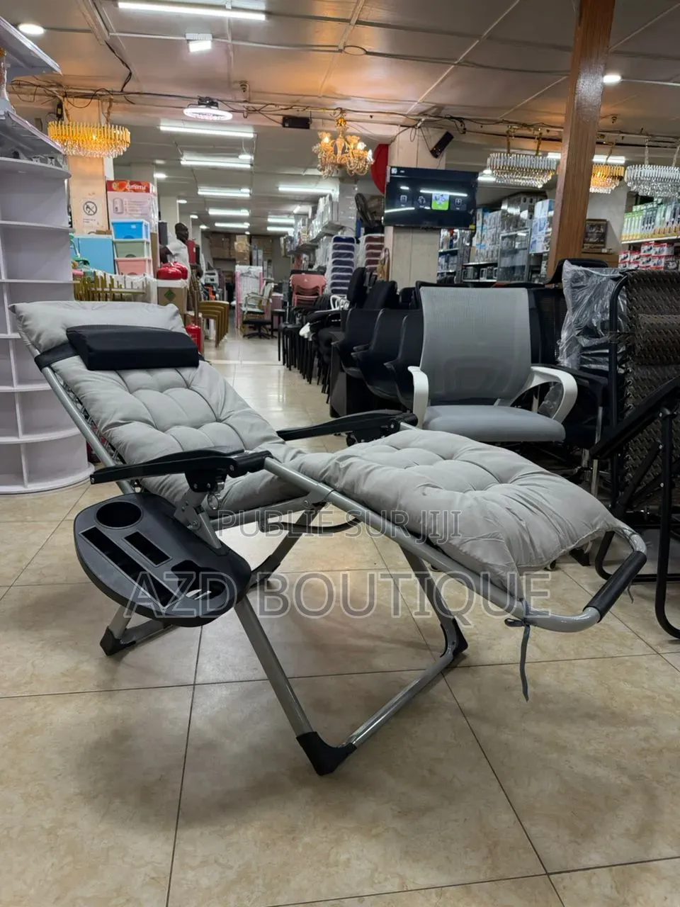 Chaise Relax Pliante Convertible en Lit