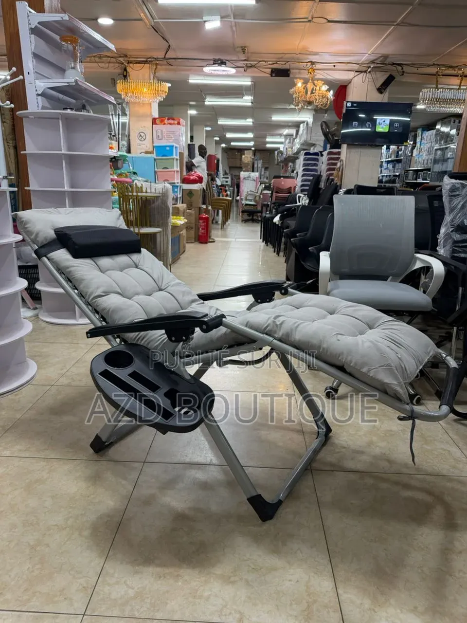 Chaise Relax Pliante Convertible en Lit