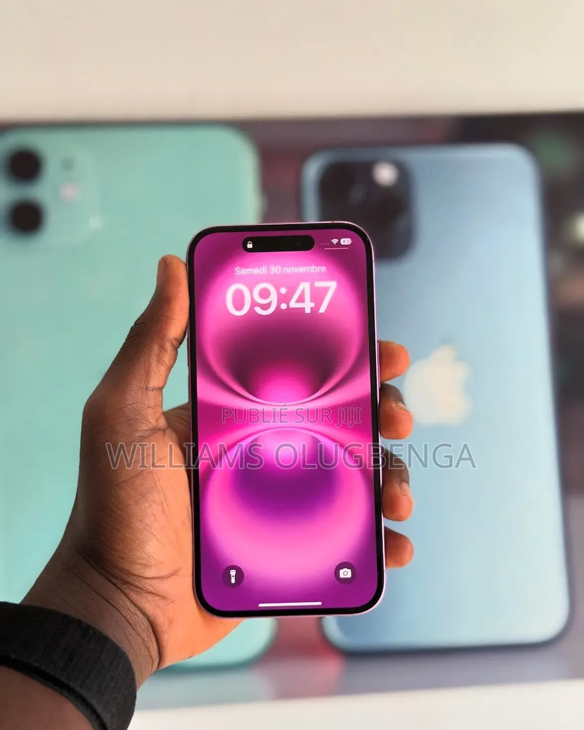 Nouveau Apple iPhone 16 128 GB Or rose