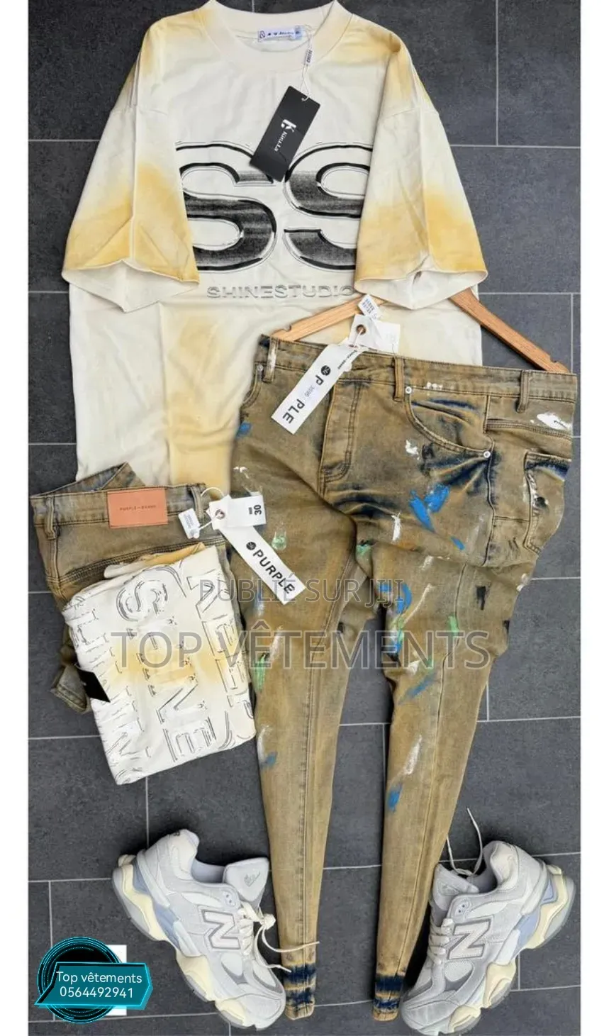 Nouvelle Collection De Complet Tee-Shirt + Pantalon Seulement