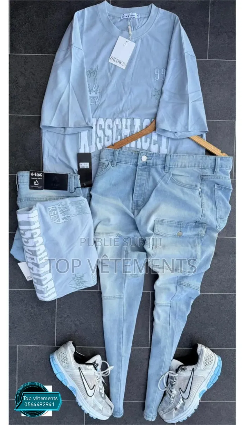 Nouvelle Collection De Complet Tee-Shirt + Pantalon Seulement