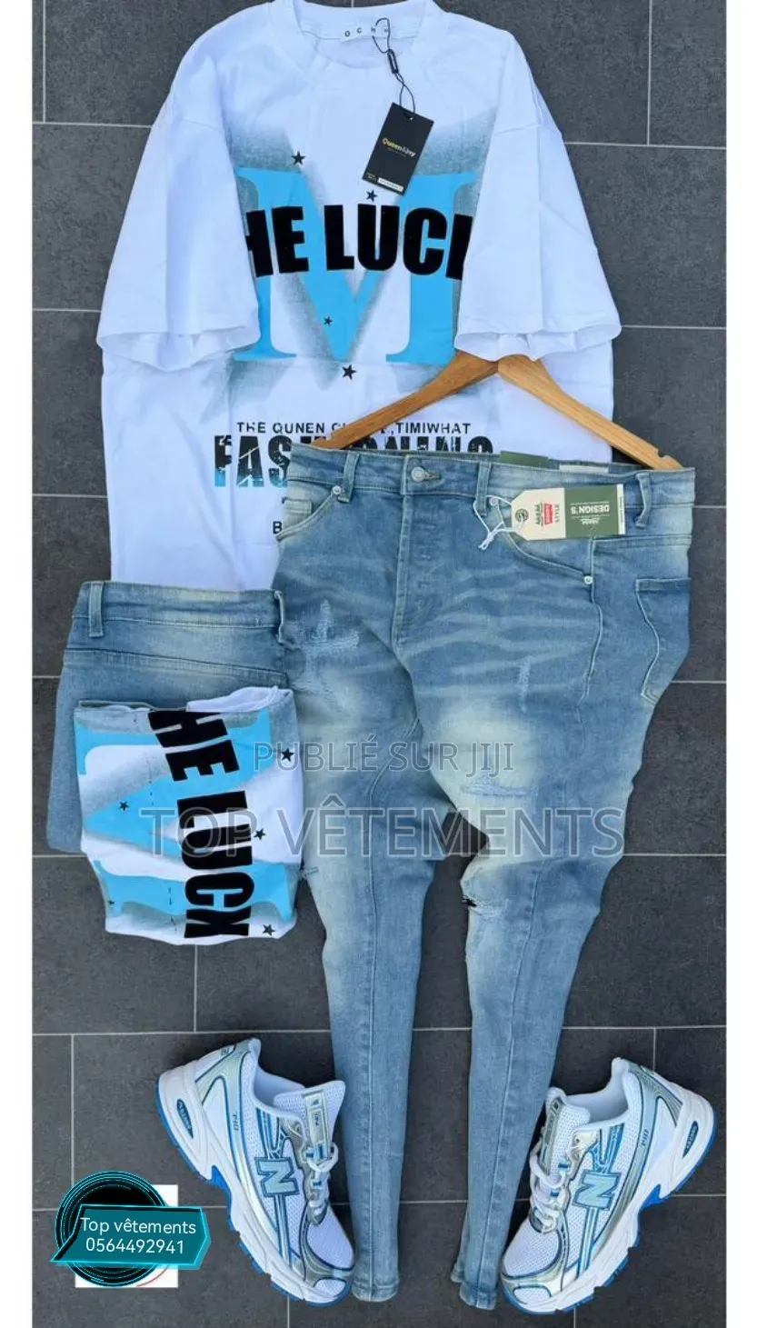 Nouvelle Collection De Complet Tee-Shirt + Pantalon Seulement