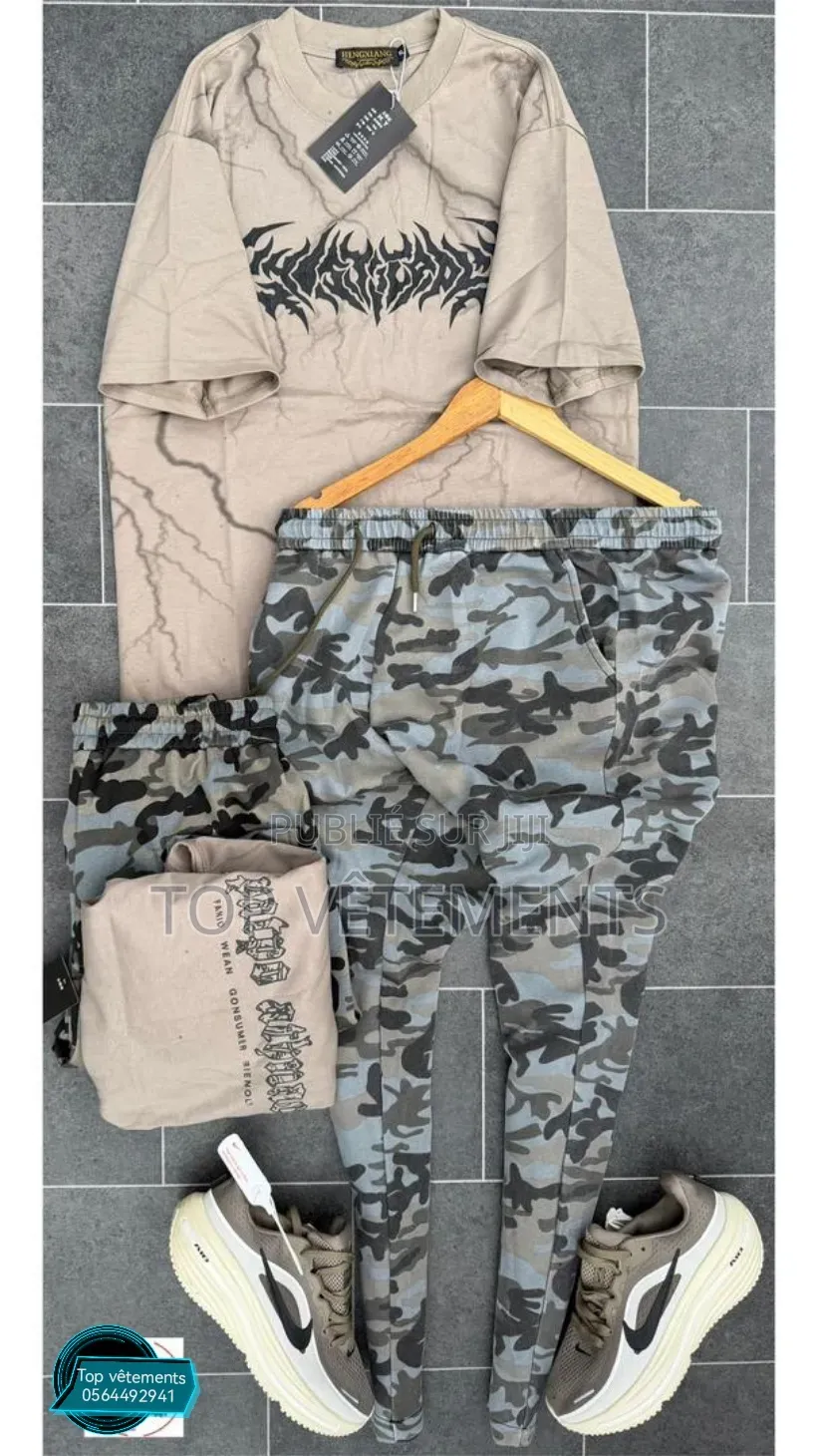 Nouvelle Collection De Complet Tee-Shirt + Pantalon Seulement
