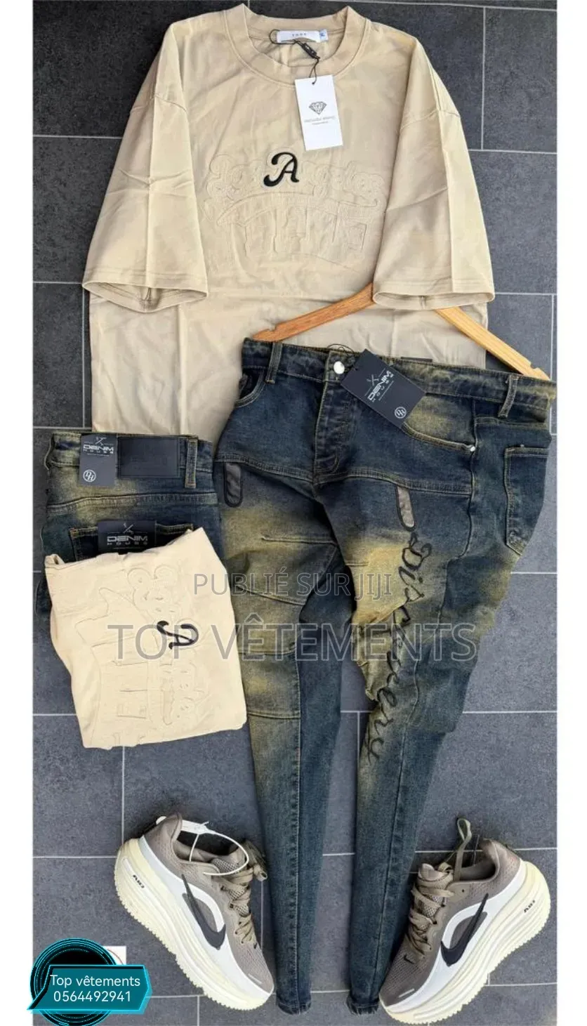 Nouvelle Collection De Complet Tee-Shirt + Pantalon Seulement