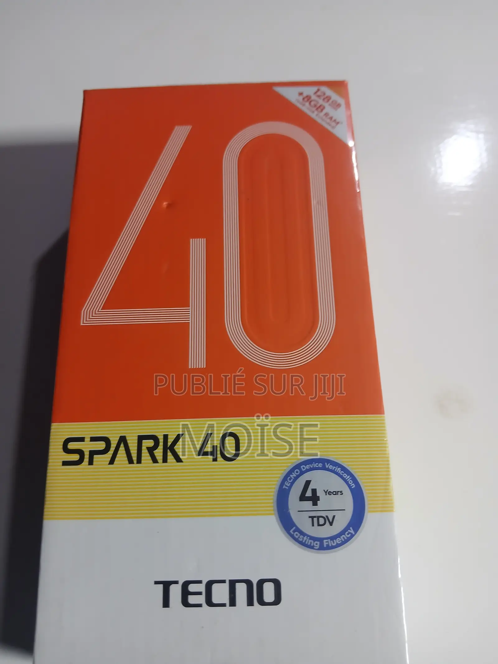 Nouveau Tecno Spark 40 128 GB Noir