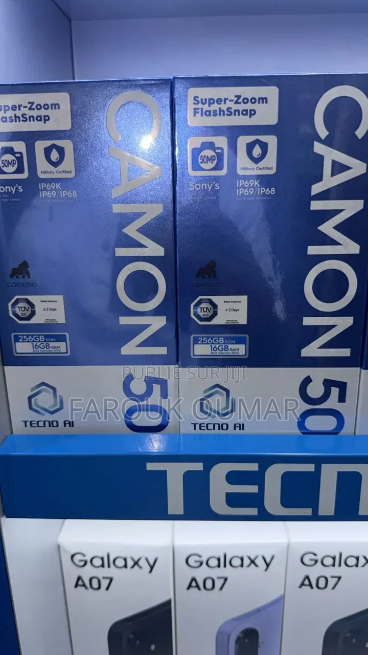 Nouveau Tecno Camon 50 256 GB Autre