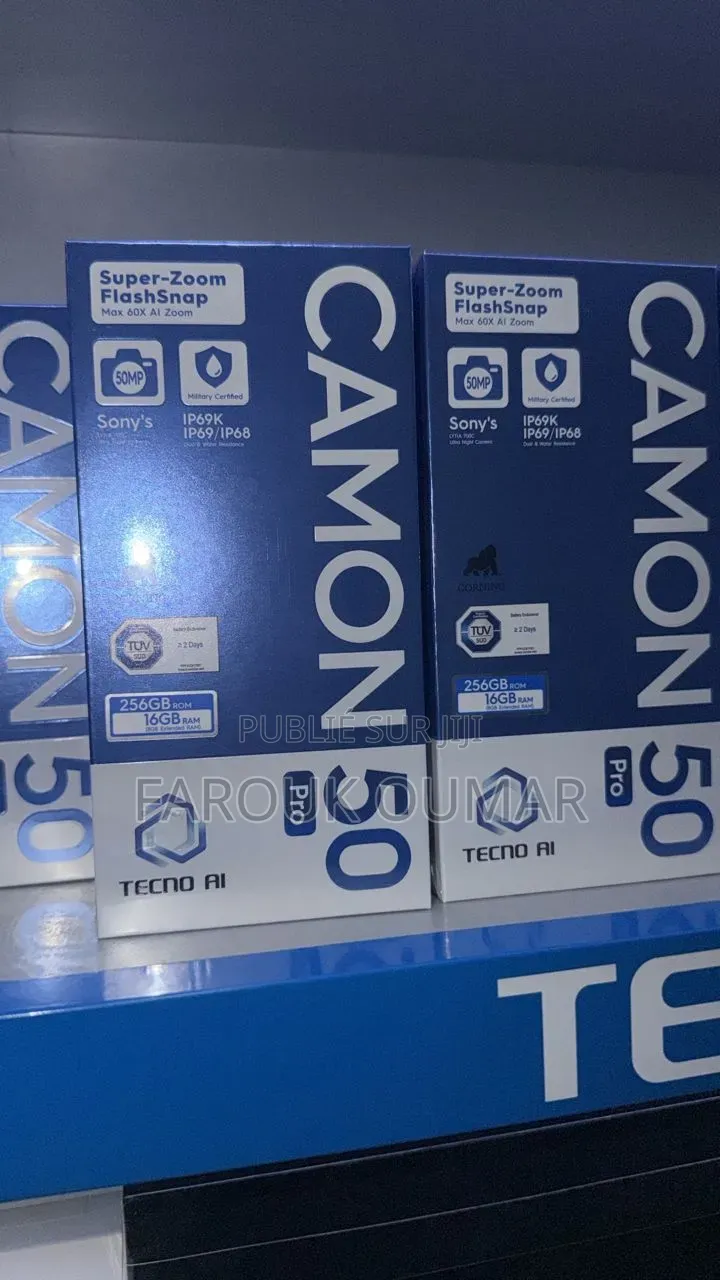 Nouveau Tecno Camon 50 Pro 256 GB Autre