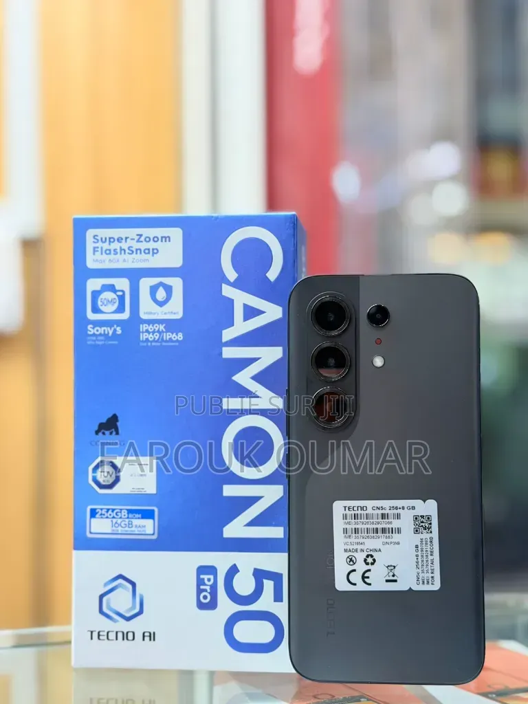 Nouveau Tecno Camon 50 Pro 256 GB Autre