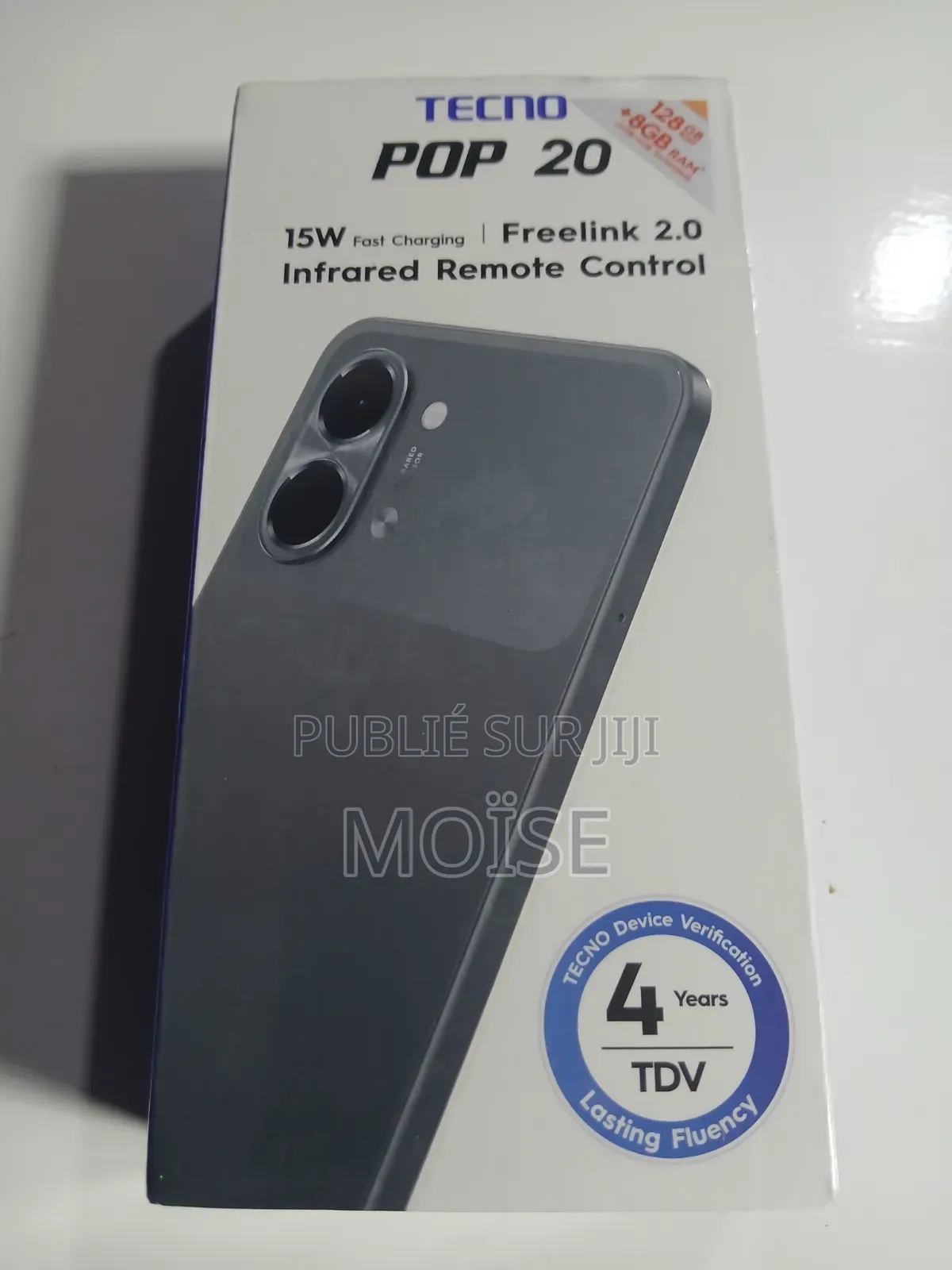 Nouveau Tecno Pop 20 128 GB Gris