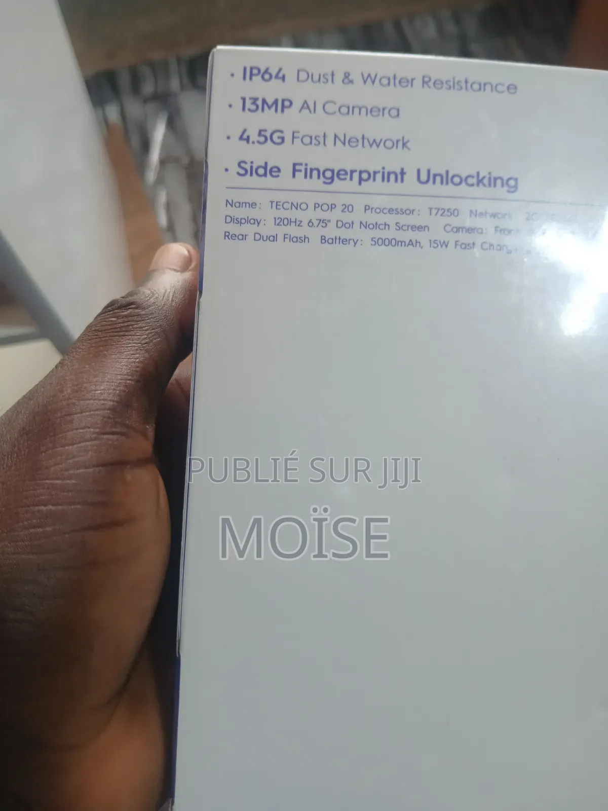 Nouveau Tecno Pop 20 128 GB Gris