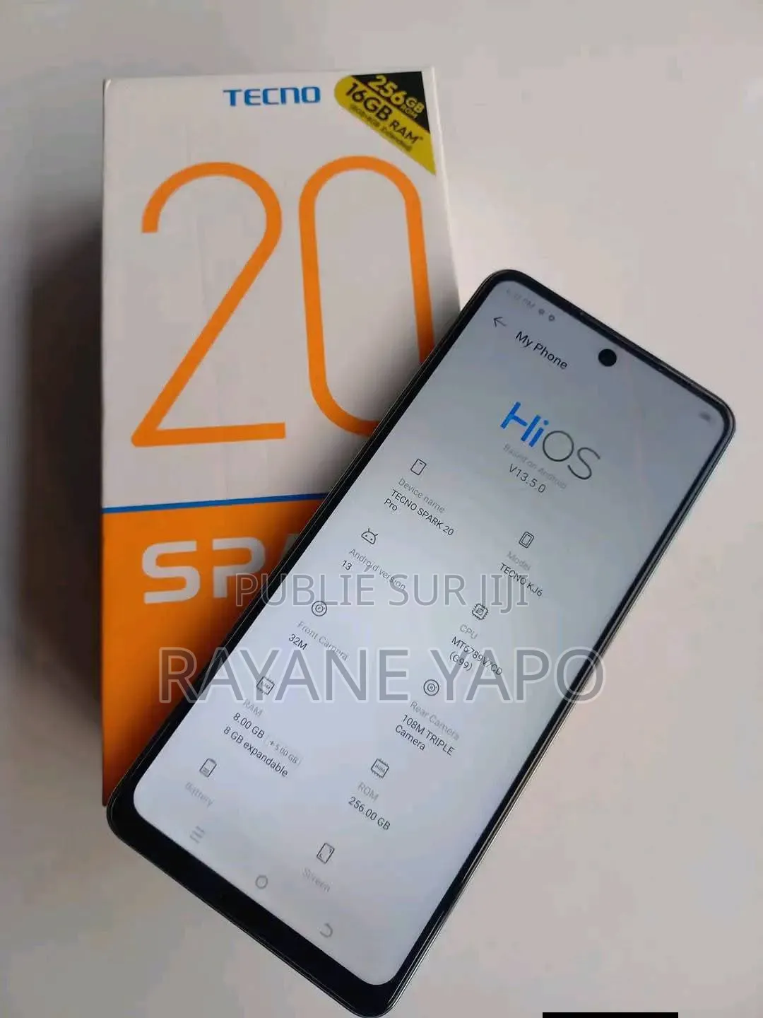 Nouveau Tecno Spark 20 256 GB Vert