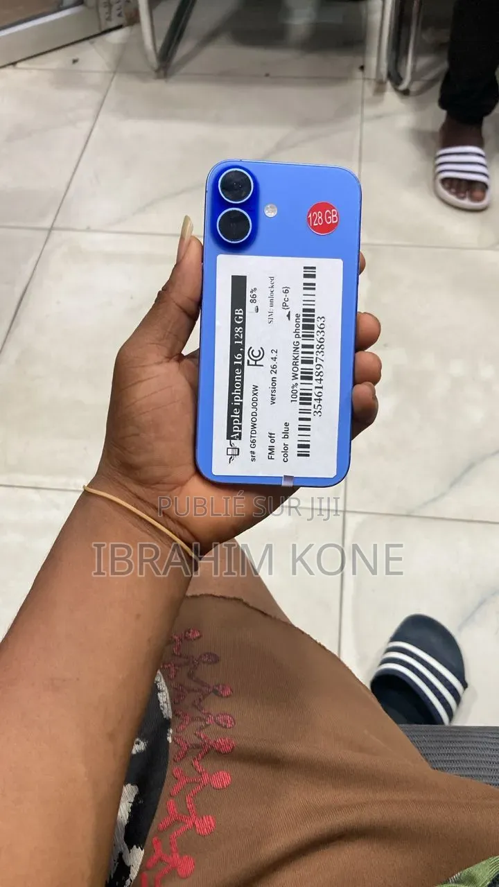 Nouveau Apple iPhone 16e 128 GB Bleu