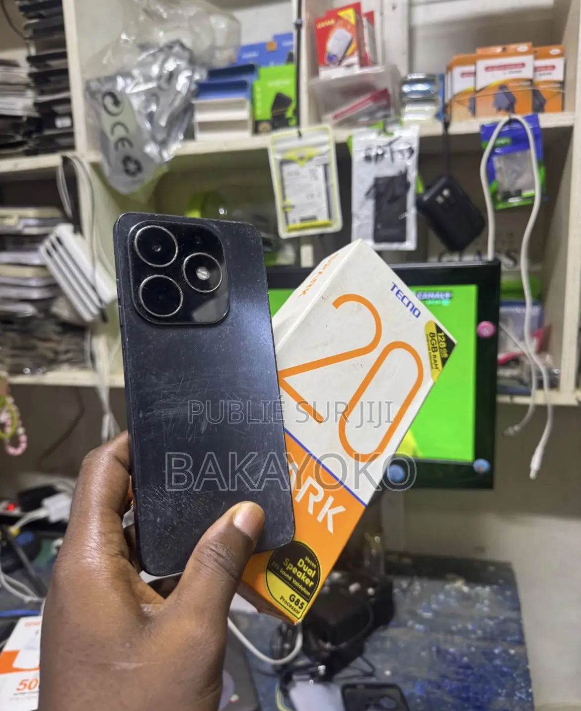 Tecno Spark 20 128 GB Noir