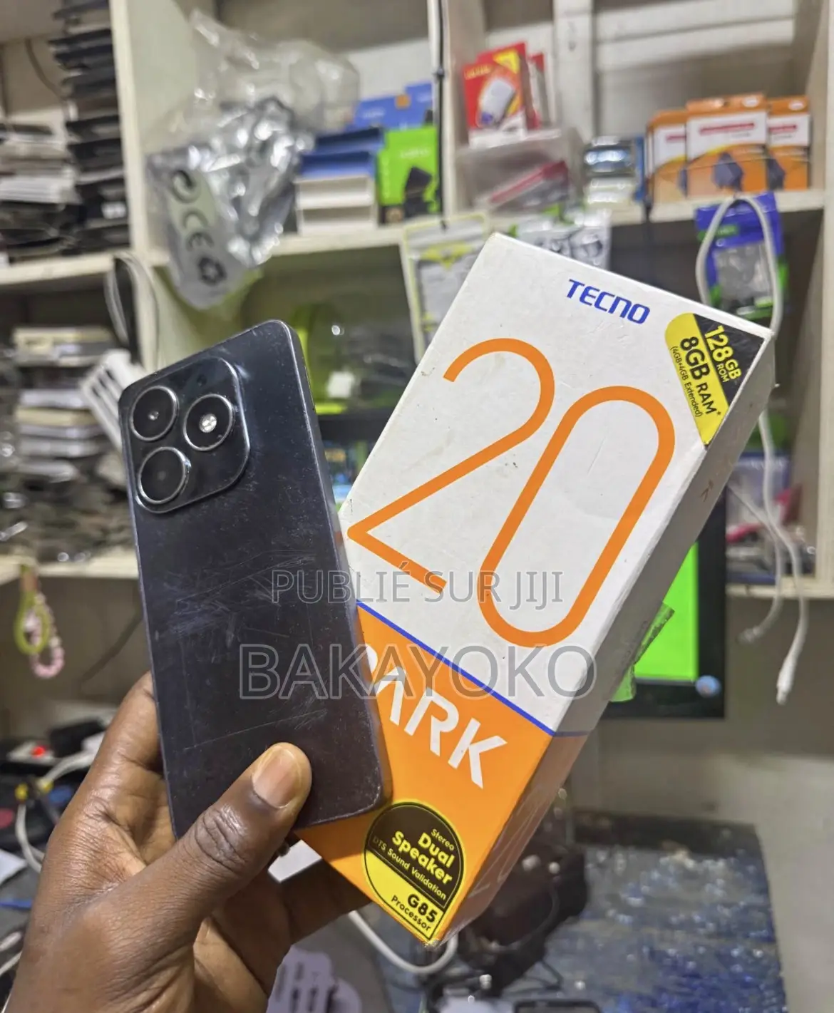 Tecno Spark 20 128 GB Noir