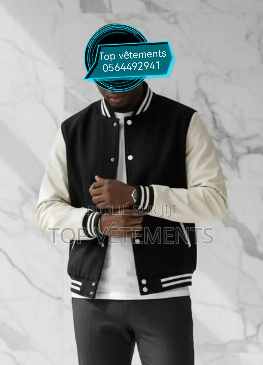 Collection De Veste Teddy en Stock Limité. Taille L, Xl, Xxl, XXXL