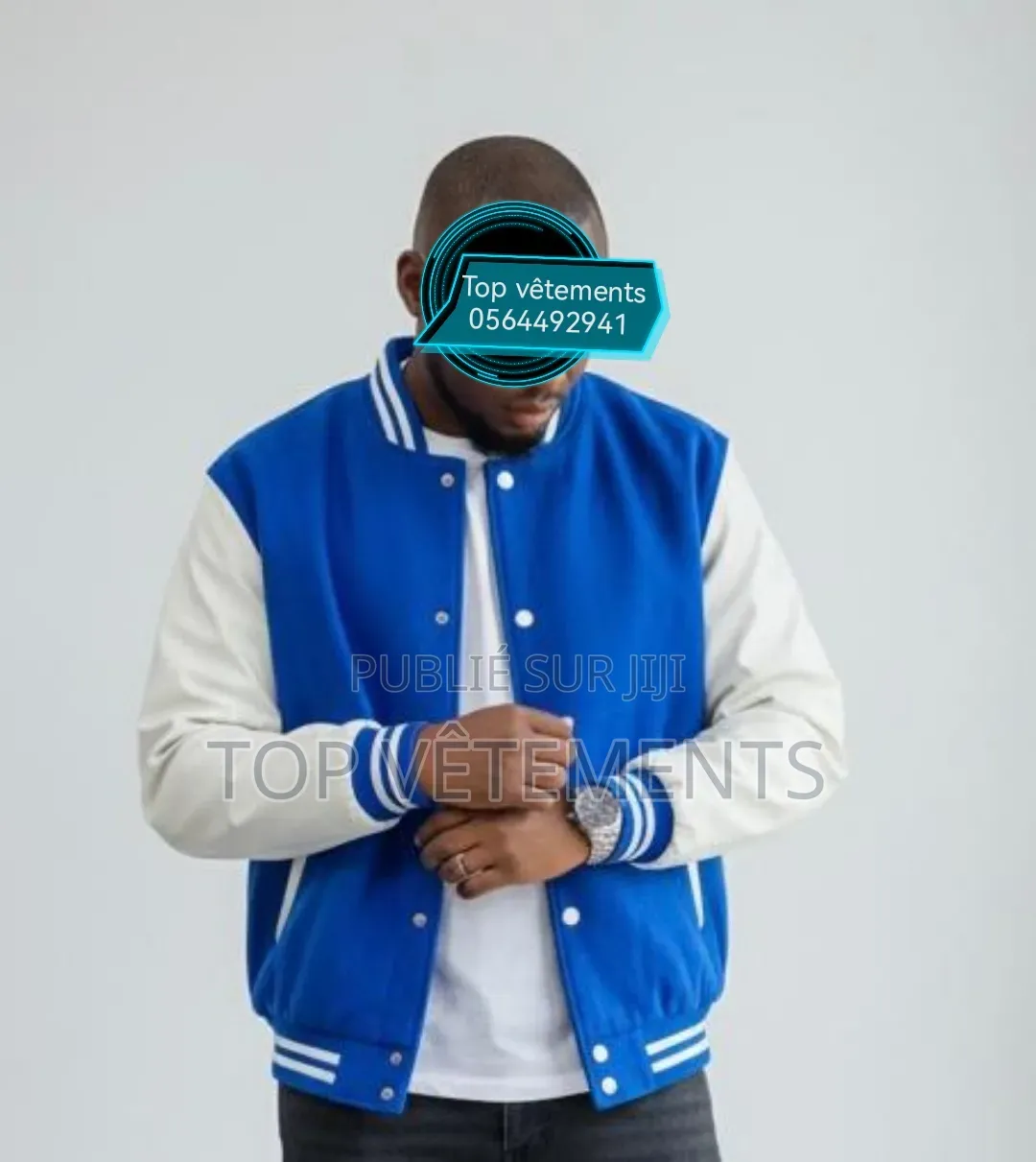 Collection De Veste Teddy en Stock Limité. Taille L, Xl, Xxl, XXXL