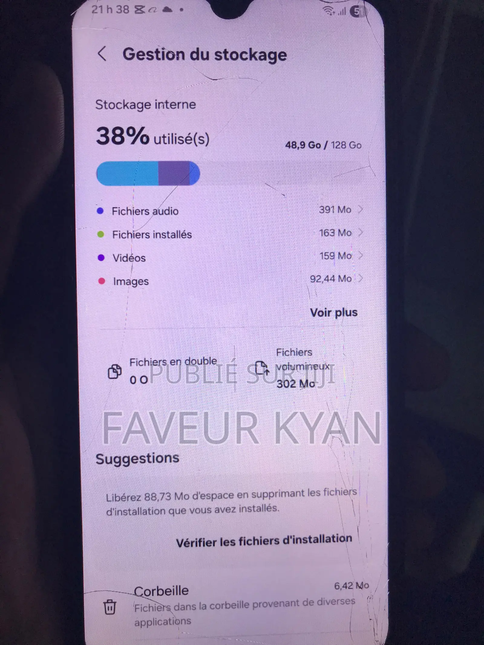 Samsung Galaxy A15 128 GB Bleu
