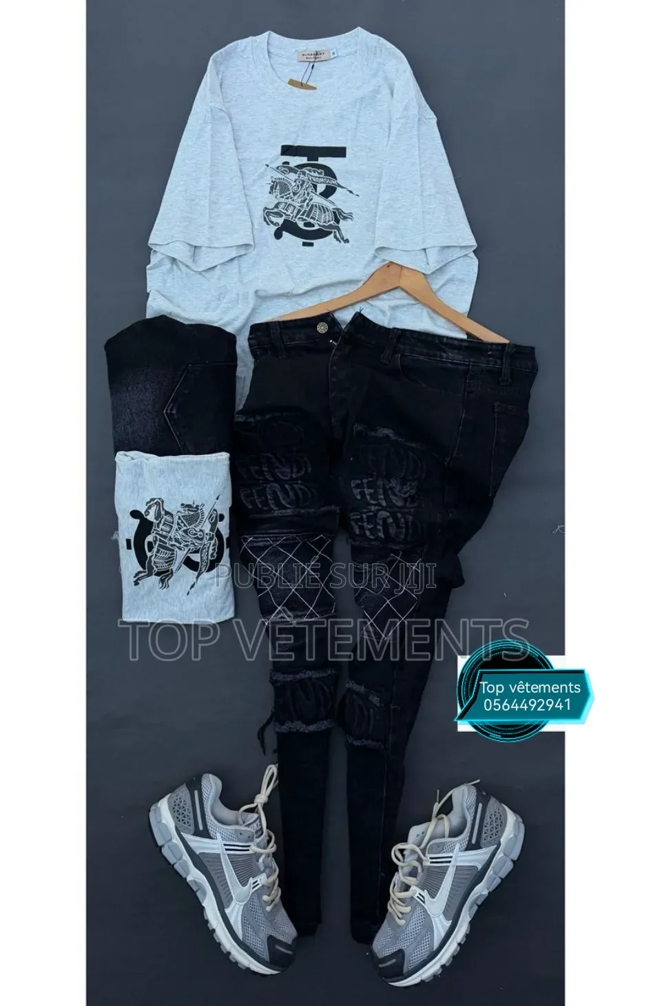 Nouvelle Collection De Complet Tee-Shirt+Pantalon en Stock Limité.